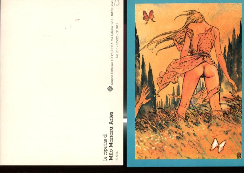 Milo Manara postal numero 13