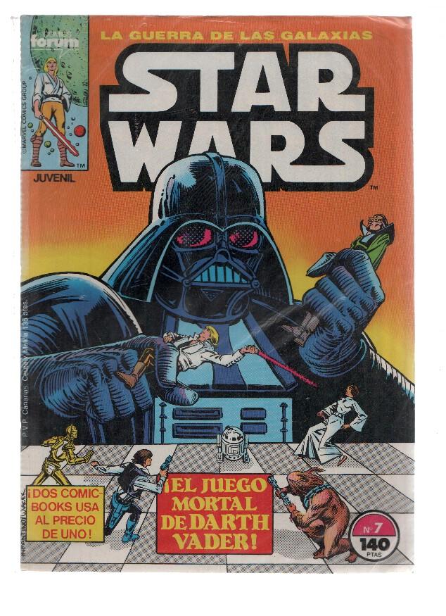 LA GUERRA DE LAS GALAXIAS, STAR WARS, Volumen 01, Numero 07: El Juego del señor Oscuro (Forum 1987)