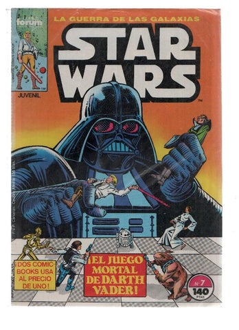 LA GUERRA DE LAS GALAXIAS, STAR WARS, Volumen 01, Numero 07: El Juego del señor Oscuro (Forum 1987)