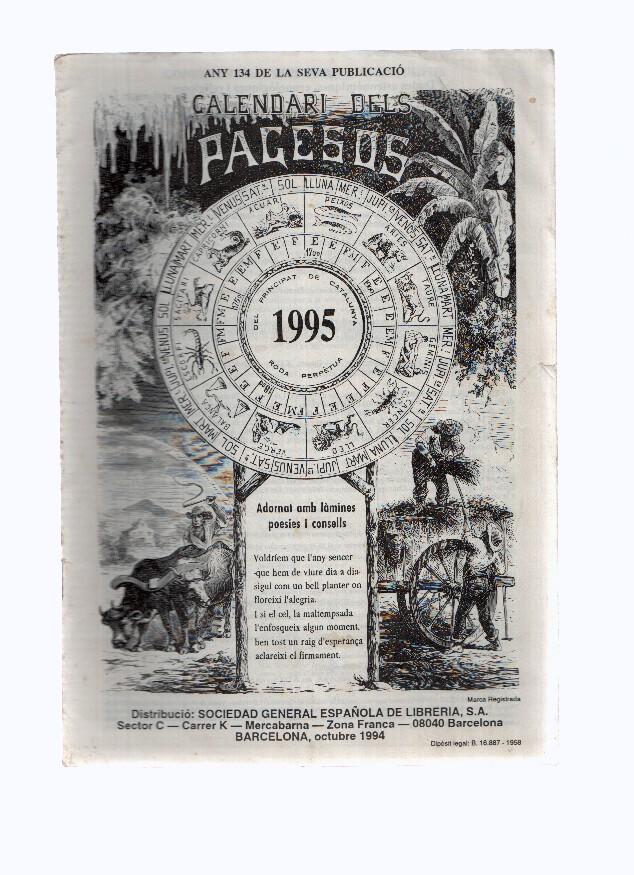 Calendario dels Pagesos 1995
