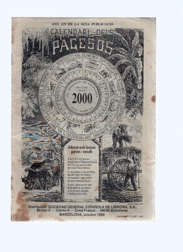 Calendario dels Pagesos 2000