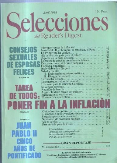 Selecciones del Readers Digest: 1984 abril: Los tuareg estrellas del desierto, Bangkok
