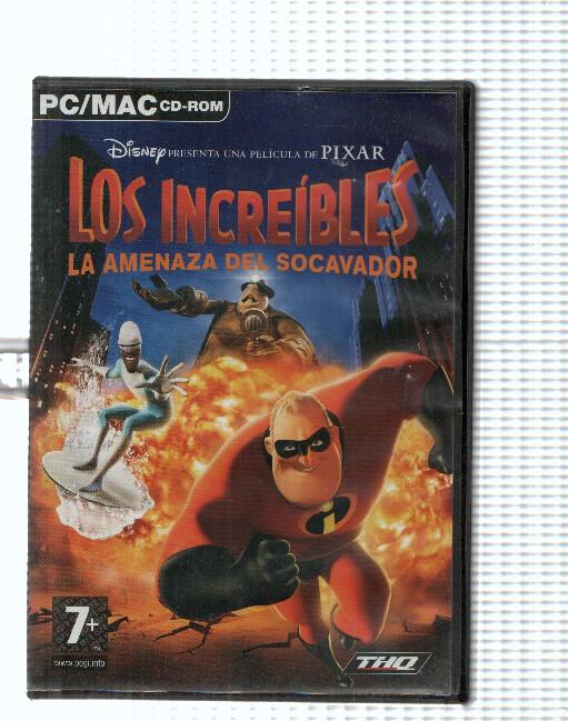 Juego-PC: LOS INCREIBLES, La Amenaza del Socavador (Windows 98 y Superior)