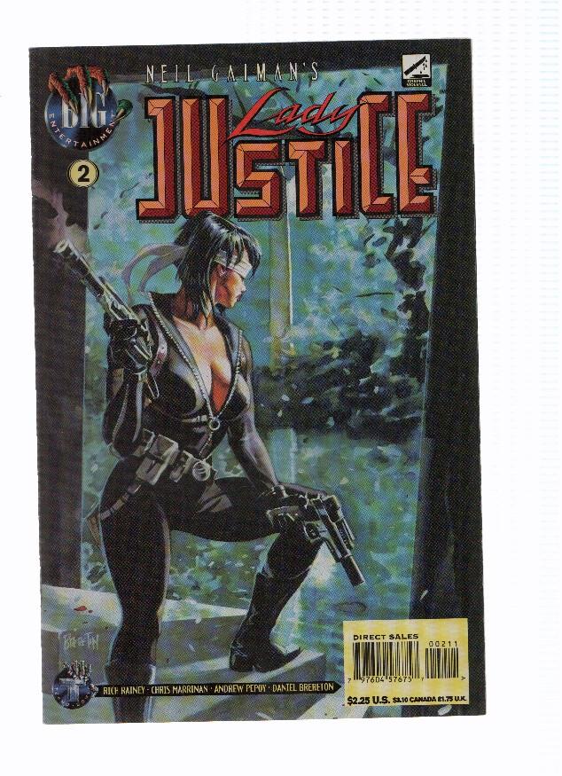 Neil Gaiman: LADY JUSTICE, Volume 2, Numero 02: Control Freak, Part I (Big Entertainment 1996) 