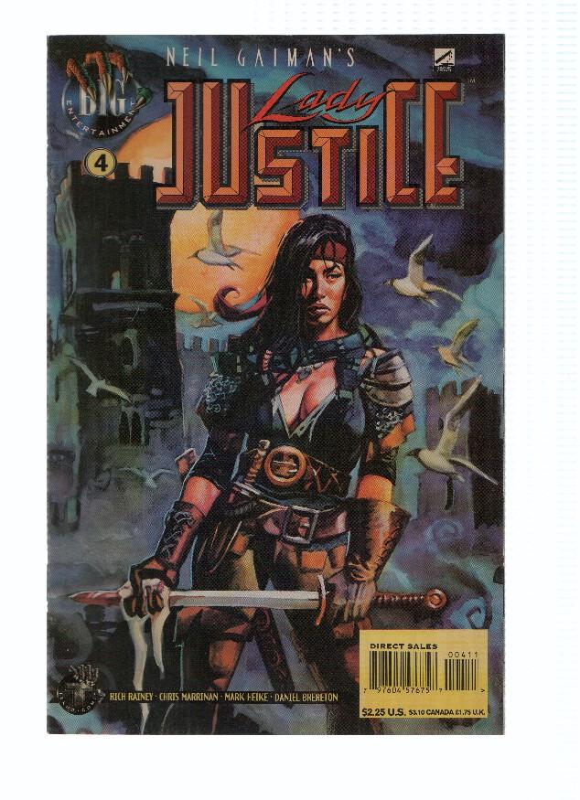 Neil Gaiman: LADY JUSTICE, Volume 2, Numero 04: Control Freak, Part III (Big Entertainment 1996) 
