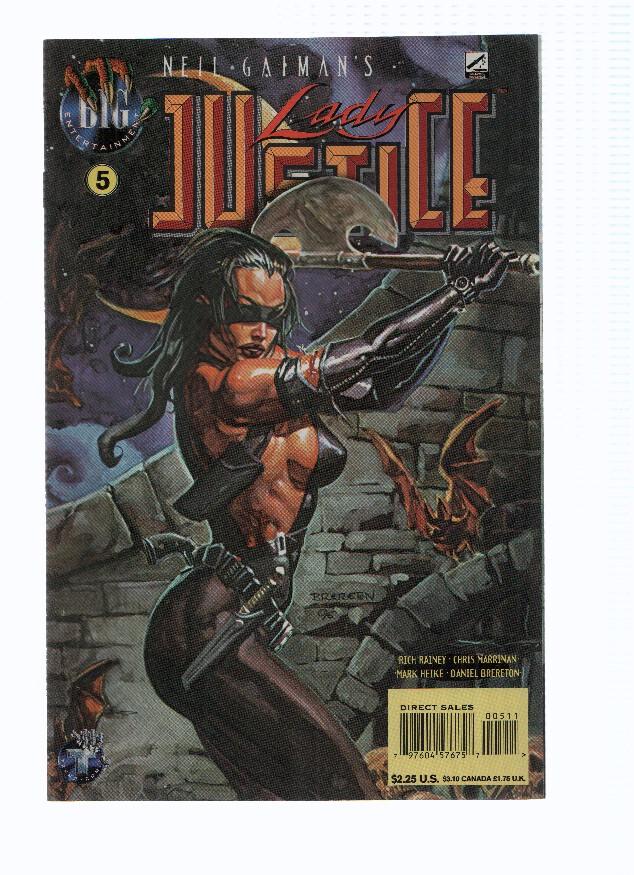 Neil Gaiman: LADY JUSTICE, Volume 2, Numero 05: Control Freak, Part IV (Big Entertainment 1996) 