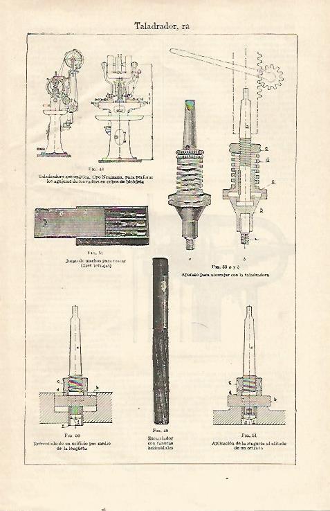 LAMINA ESPASA 22685: Taladrador