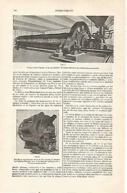 LAMINA ESPASA 22774: Molino Unidan de la casa Smidth