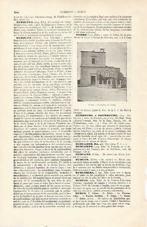 LAMINA ESPASA 22783: Iglesia de Aurio en Surbo Italia