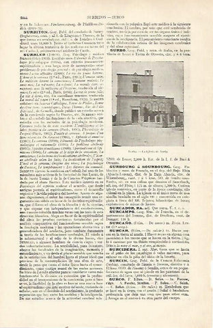 LAMINA ESPASA 22783: Iglesia de Aurio en Surbo Italia