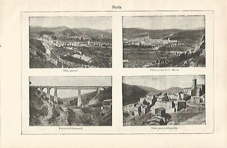 LAMINA ESPASA 22786: Vistas de Suria Lleida