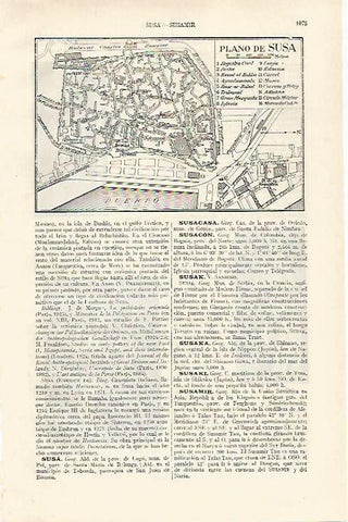 LAMINA ESPASA 22791: Plano de Susa Iran