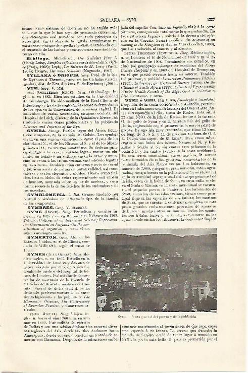 LAMINA ESPASA 22812: Puerto de Simy Grecia