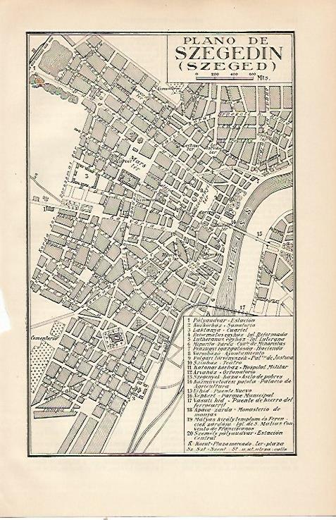 LAMINA ESPASA 22815: Plano de Szegedin