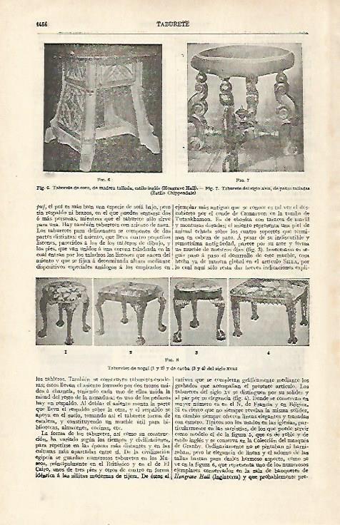LAMINA ESPASA 22844: Taburetes