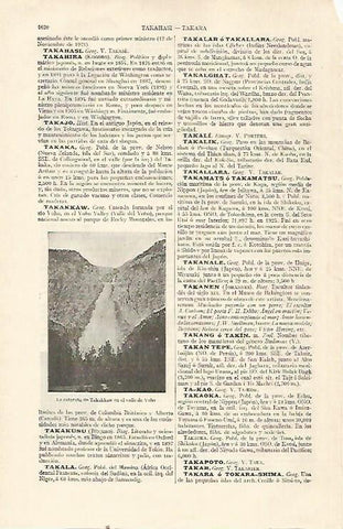 LAMINA ESPASA 22871: Catarata de Takakkaw