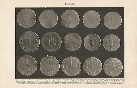 LAMINA ESPASA 22907: Hostias sacramentales para misa