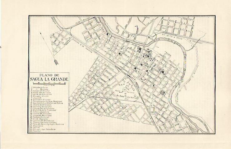LAMINA ESPASA 22925: Plano de Sagua la Grande