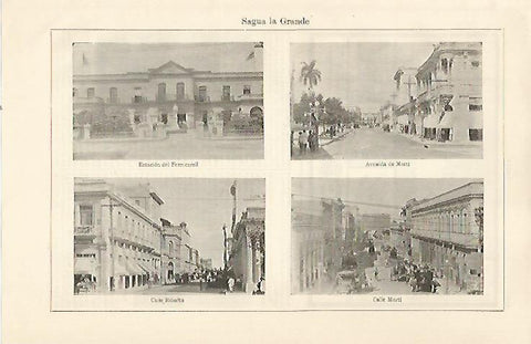 LAMINA ESPASA 22926: Vistas de Sagua la Grande