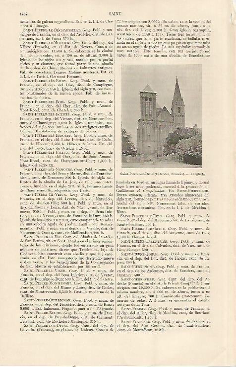 LAMINA ESPASA 22996: Iglesia de Saint Pierre sur Dives