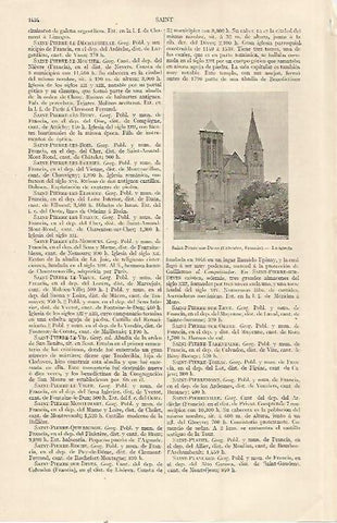 LAMINA ESPASA 22996: Iglesia de Saint Pierre sur Dives