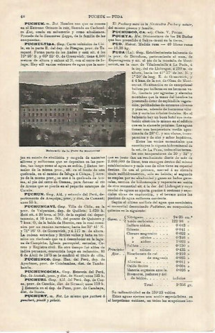 LAMINA ESPASA 23010: Balneario de la Puda de Montserrat Barcelona