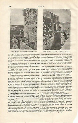 LAMINA ESPASA 23026: Puente levadizo del castillo de Sarteano Italia
