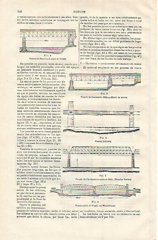 LAMINA ESPASA 23027: Puentes de ferrocarril