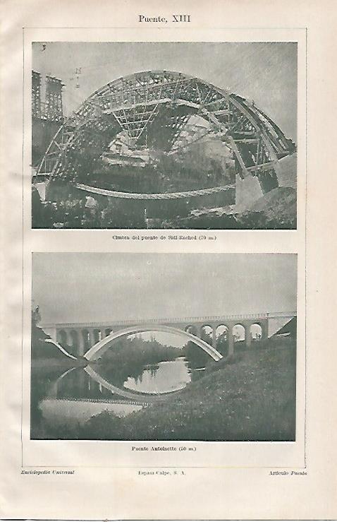 LAMINA ESPASA 23046: Puente de Sidi Rached y Puente Antoinette