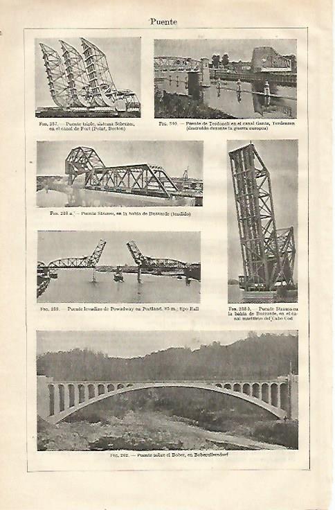 LAMINA ESPASA 23054: Puente de Boston Terdeuzen Buzzarde portland y Boberullersdorf