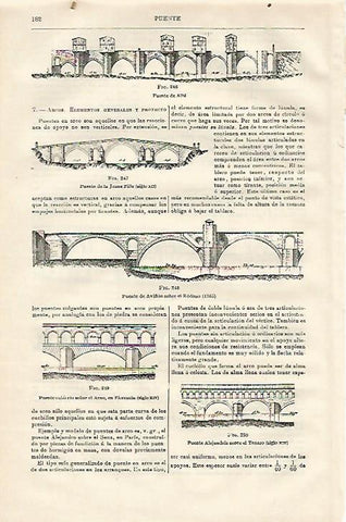 LAMINA ESPASA 23055: Puente de Albi Jeune Fille y de Aviñon