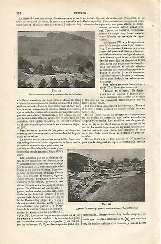 LAMINA ESPASA 23066: Construccion de una cimbra