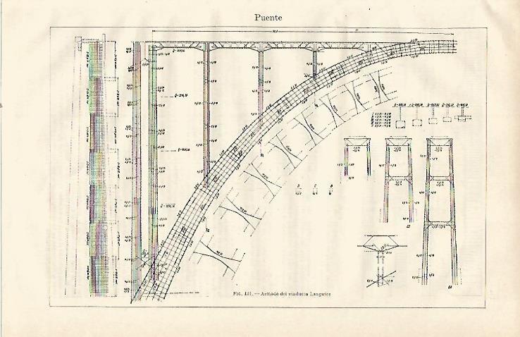 LAMINA ESPASA 23068: Armado del viaducto Langwies