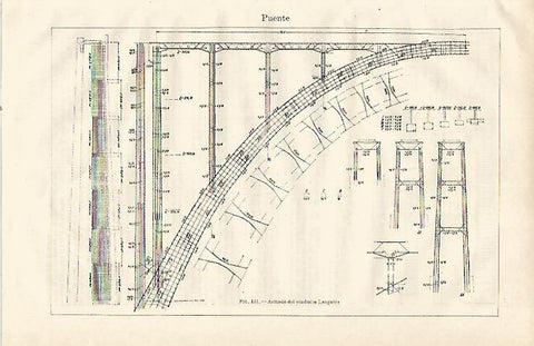 LAMINA ESPASA 23068: Armado del viaducto Langwies