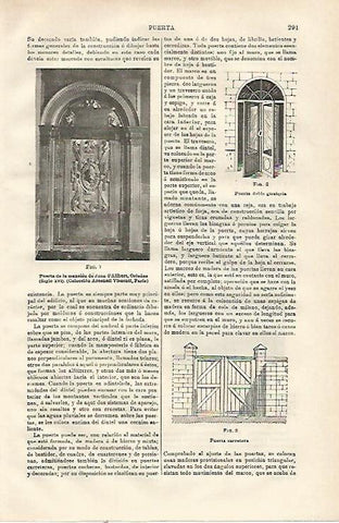 LAMINA ESPASA 23080: Puerta en Orleans Francia