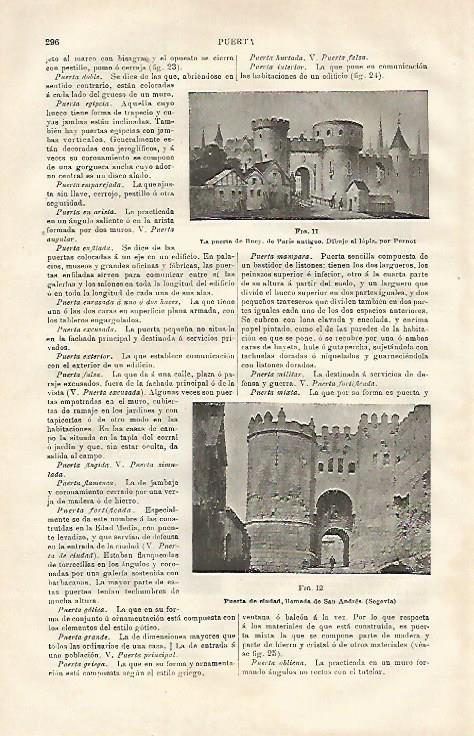 LAMINA ESPASA 23082: Puerta de San Andres en Segovia