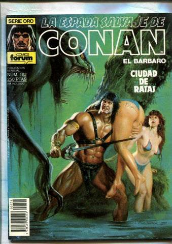 La espada salvaje de conan primera edicion numero 102: Ciudad de ratas