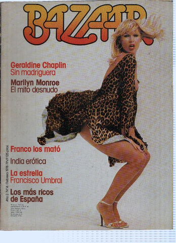 Revista: BAZAAR, Año 2, Numero 14: Paloma, Un sabor mediterranio (Edicion ESPAÑOLA)