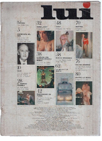 Revista: LUI, Año 1, Numero 09: Vicky - NO TIENE PORTADA NI CONTRAPORTADA (Edicion ESPAÑOLA)