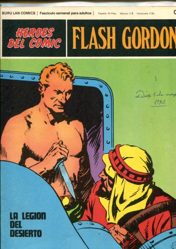 Flash Gordon tomo 02 fasciculo numero 016: La legion del desierto (numerado 1 en interior)