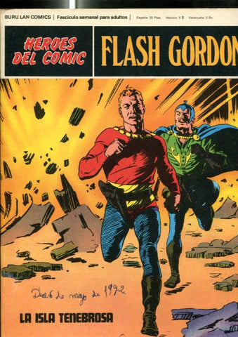 Flash Gordon tomo 02 fasciculo numero 019: La isla tenebrosa (numerado 1 en interior)