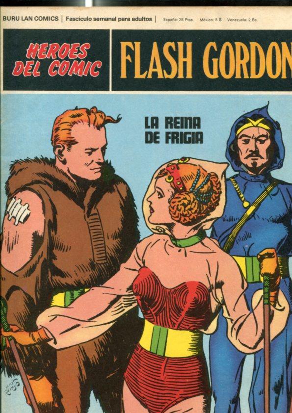 Flash Gordon tomo 1 fasciculo numero 02: La reina de Frigia (numerado 1 interior cubierta)