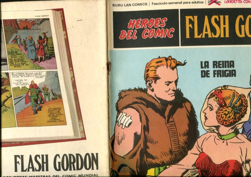 Flash Gordon tomo 1 fasciculo numero 02: La reina de Frigia (numerado 2 interior cubierta)