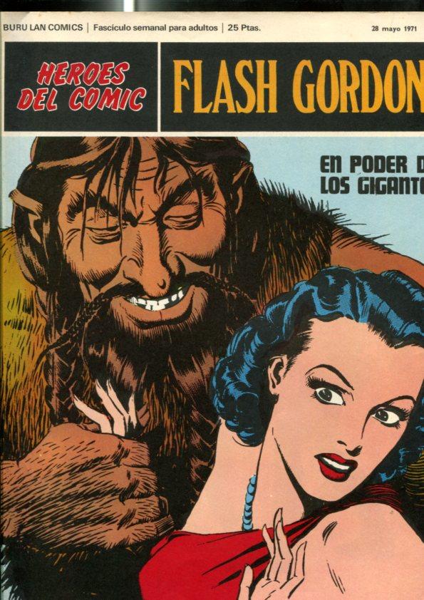 Flash Gordon tomo 1 fasciculo numero 03: En poder de los gigantes (numerado 1 interior cubierta)