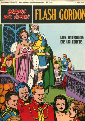 Flash Gordon tomo 1 fasciculo numero 04: Las intrigas de la corte (numerado 2 interior cubierta)