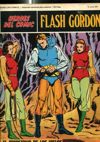 Flash Gordon tomo 1 fasciculo numero 05: El monstruo de los hielos (numerado 1 interior cubierta)