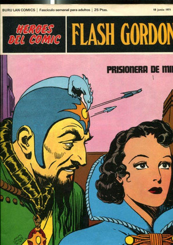 Flash Gordon tomo 1 fasciculo numero 06: Prisionera de Ming (numerado 1 interior cubierta)