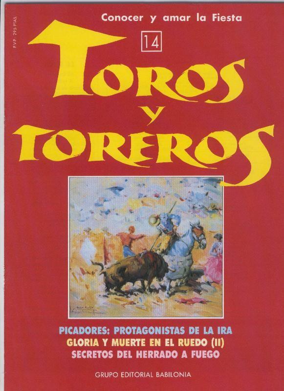 Portada fasciculo Toros y Toreros numero 14