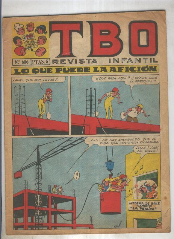 TBO numero 686: Lo que puede la aficiojn (Coll), (numerado 2 en trasera)