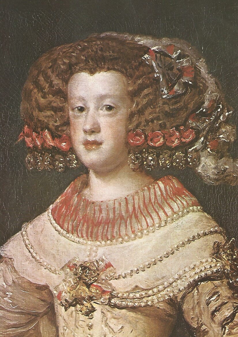 Lamina 097: Diego Velazquez :La infanta Maria Teresa de Austria